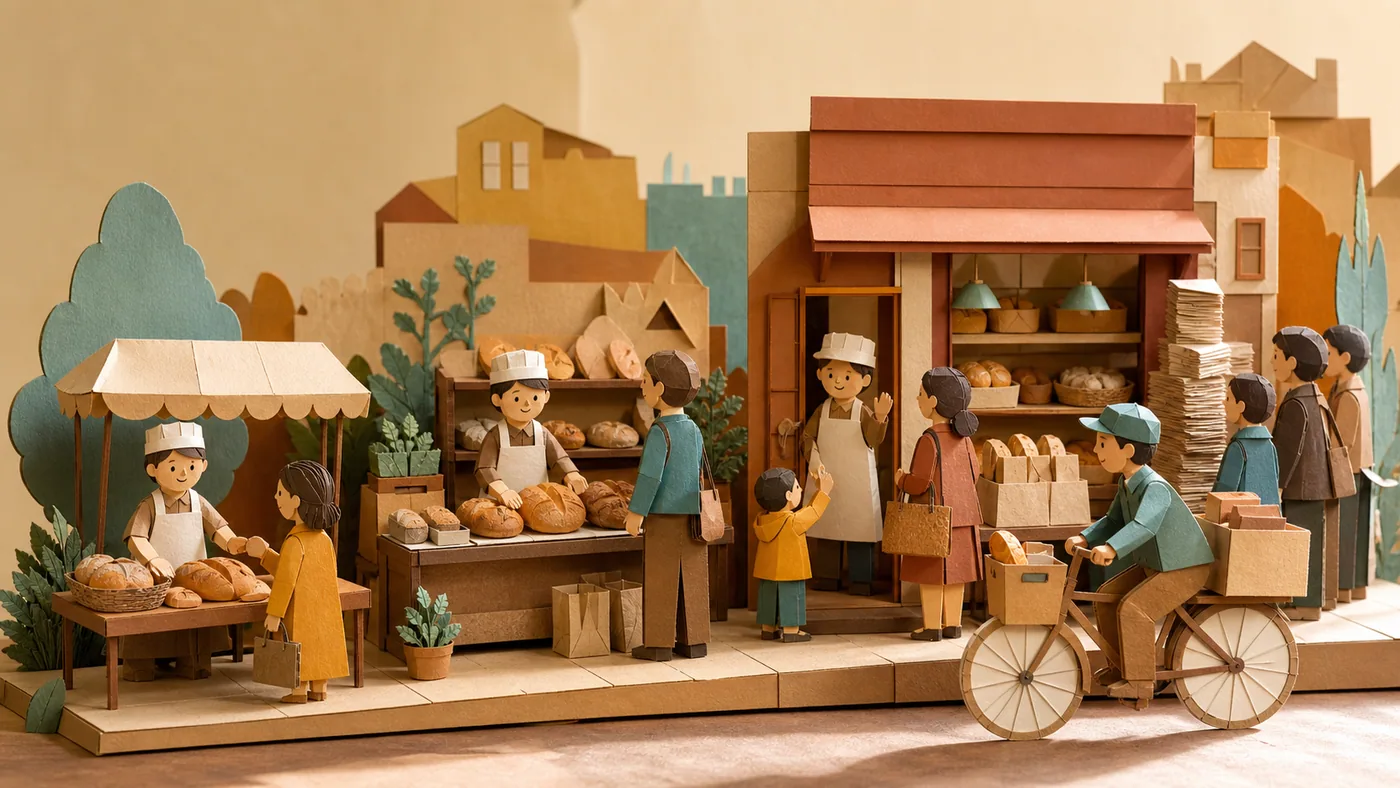 Vox Paper Stop-Motion visual example 3
