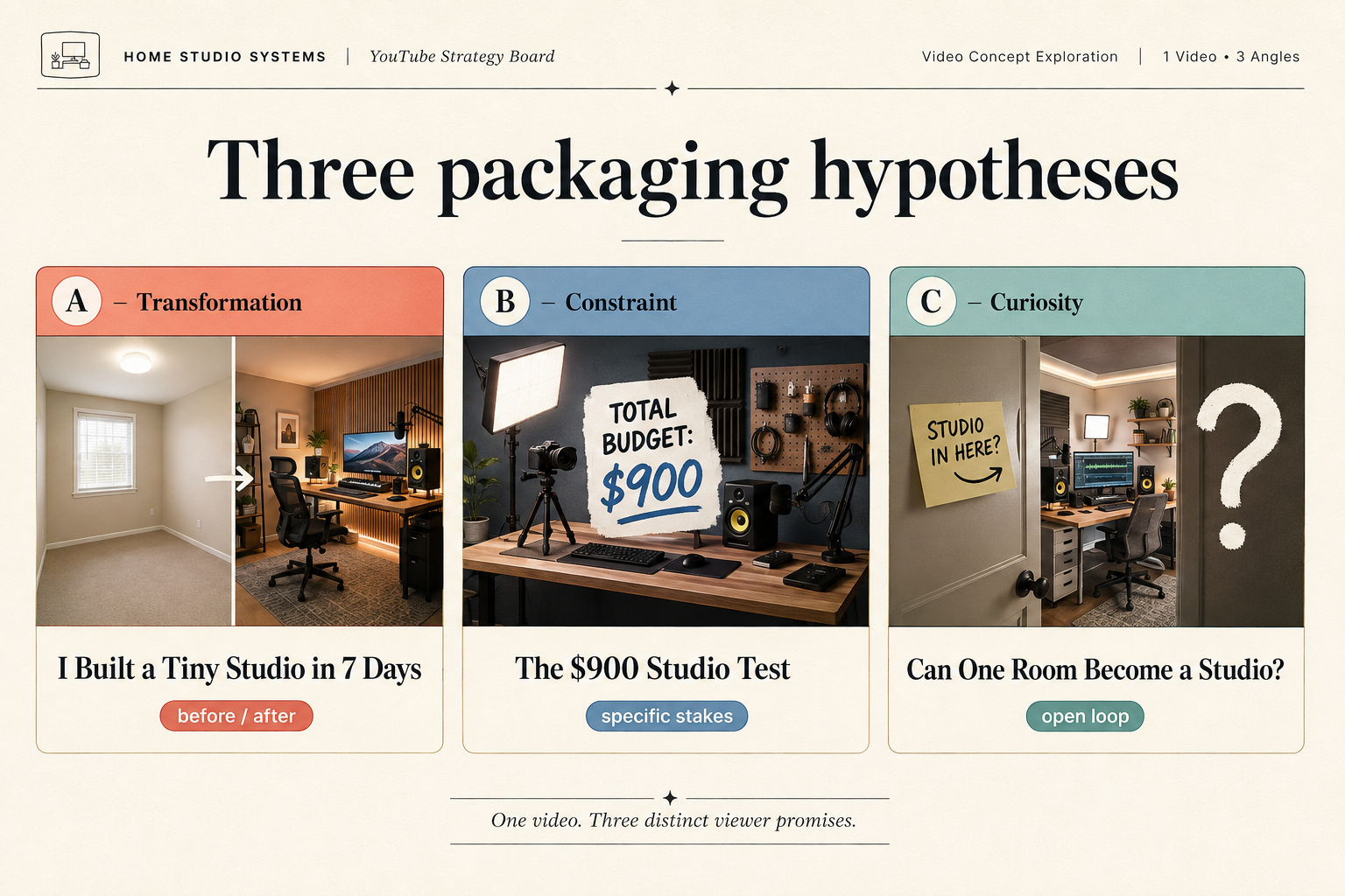 YouTube Packaging Experiment Lab skill example